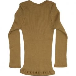 Minimalisma Sale Silk/Cotton Belfast LS Envelope Top - Golden Leaf (0-2)