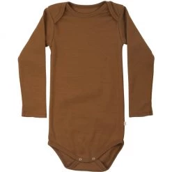 Minimalisma Sale Organic Cotton Nebel Baby Body - Amber