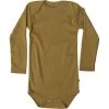 Minimalisma Organic Cotton Nebel Baby Body - Golden Leaf Sale