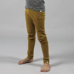 Minimalisma Organic Cotton Nice Leggings - Golden Leaf Leggings & Pants