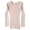 Minimalisma Silk/Cotton Bergen LS Top - Sweet Rose (2-11y)