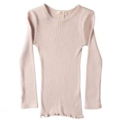 Minimalisma Silk/Cotton Bergen LS Top - Sweet Rose (2-11y)