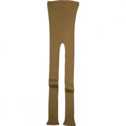 Minimalisma Silk/Cotton Bieber Rib Pants - Golden Leaf