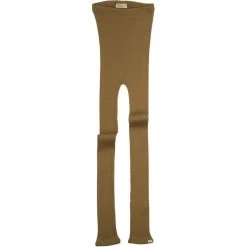 Minimalisma Silk/Cotton Bieber Rib Pants - Golden Leaf
