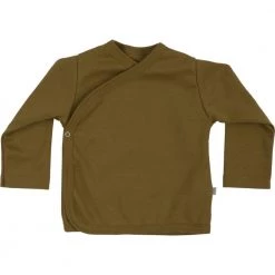 Minimalisma Organic Cotton Mini Baby Top - Golden Leaf Sale