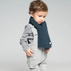 Minimalisma Alpaca Kram Scarf - Navy Teal Hats / Scarves / Mittens