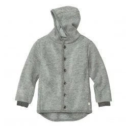 Disana Boiled Wool Jacket - Grey Jackets