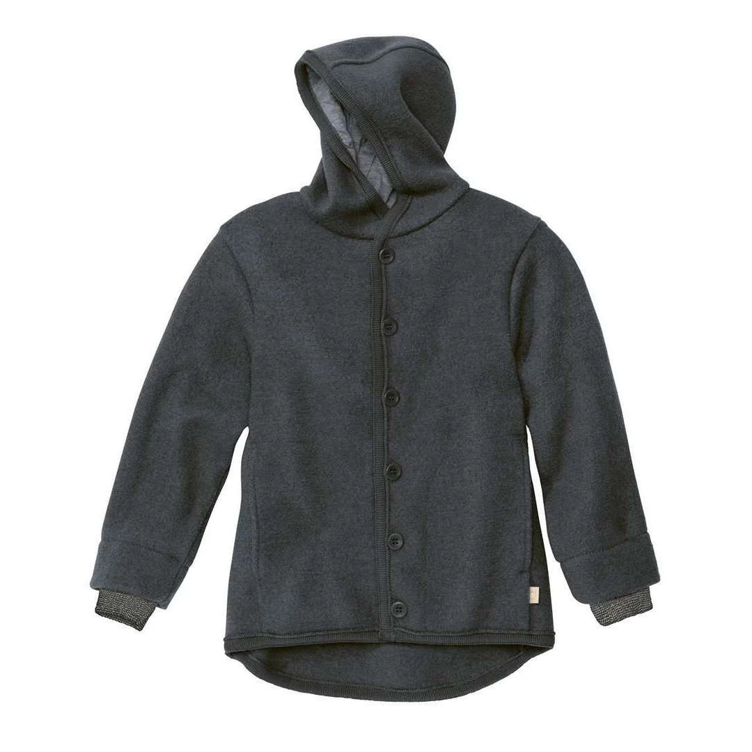 Disana Boiled Wool Jacket - Anthracite Jackets 3 Disana Boiled Wool Jacket - Anthracite Jackets