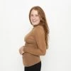 Minimalisma Womens Merino Turtleneck Top - Caramel 2 Minimalisma Womens Merino Turtleneck Top - Caramel