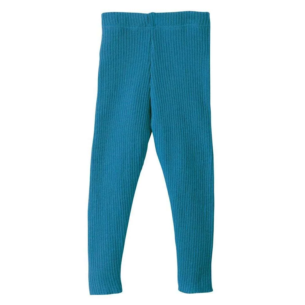 Disana Organic Merino Leggings - Blue 3 Disana Organic Merino Leggings - Blue