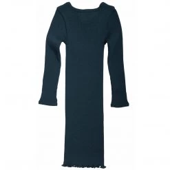 Minimalisma Merino Wool Alda Night Dress - Navy Teal Dresses & Skirts