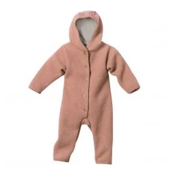 Disana Boiled Wool Snuggle Suit - Rose