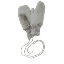 Disana Boiled Wool Gloves - Grey