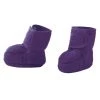 Sale Disana Boiled Wool Booties - Plum