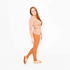 Minimalisma New Womens Gerda Silk/Cotton Top - Nougat