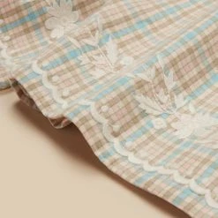 Apolina Adina Romper - Pastel Rainbow Check New