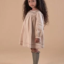 Apolina Seline Dress - Biscuit