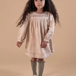 Apolina Seline Dress - Biscuit