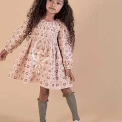 Apolina Sale Kari Smock Dress - Loaf Tin Floral Melba (last One - 7-9y)