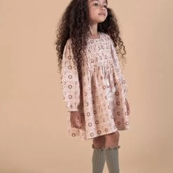 Apolina Sale Kari Smock Dress - Loaf Tin Floral Melba (last One - 7-9y)