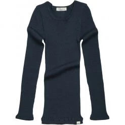 Minimalisma Tops Merino Atlantic Top - Navy Teal