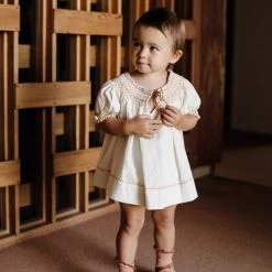 Apolina Sale Baby Verna Dress - Ivory