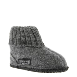Bergstein Cozy Adults Wool Slipper - Grey Booties & Slippers