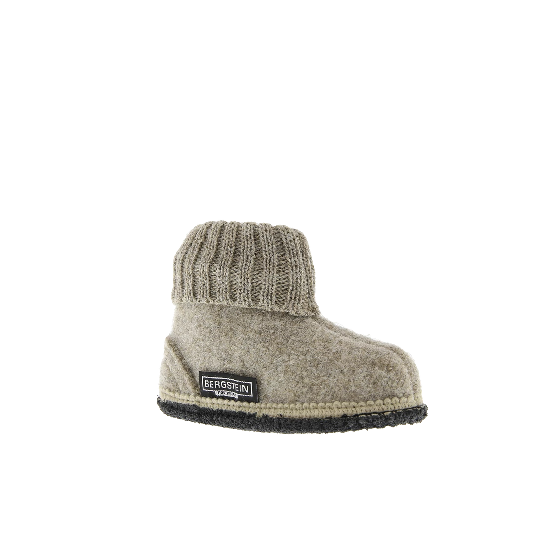 Bergstein Cozy Adults Wool Slipper - Beige Booties & Slippers 4 Bergstein Cozy Adults Wool Slipper - Beige Booties & Slippers