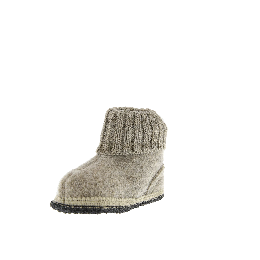 Bergstein Cozy Adults Wool Slipper - Beige Booties & Slippers 5 Bergstein Cozy Adults Wool Slipper - Beige Booties & Slippers