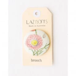 Lazybones Womens Paper Daisy Brooch