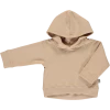Poudre Organic Sale Organic Cotton Fleece Hooded Jumper - Maple Sugar