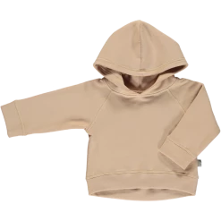 Poudre Organic Sale Organic Cotton Fleece Hooded Jumper - Maple Sugar