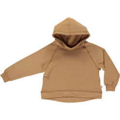Poudre Organic Sale Organic Cotton Fleece Hooded Jumper - Brown Sugar