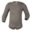 Engel Wool/Silk Bodysuit Long Sleeved - Walnut Bodies & Jumpsuits