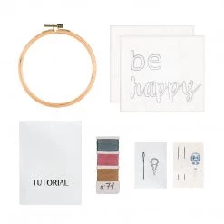 Numero 74 Create Hoop Kit - Be Happy