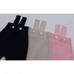 Selana Organic Cotton Baby Dungarees - Rose 9 Selana Organic Cotton Baby Dungarees - Rose