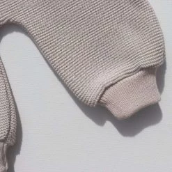 Selana Organic Cotton Baby Dungarees - Dune