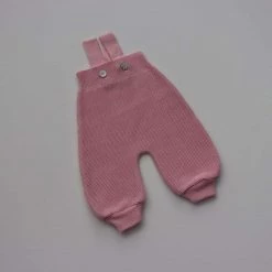 Selana Organic Cotton Baby Dungarees - Rose