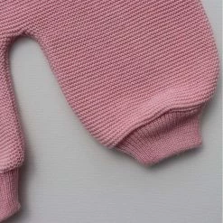 Selana Organic Cotton Baby Dungarees - Rose