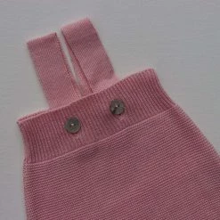 Selana Organic Cotton Baby Dungarees - Rose 8 Selana Organic Cotton Baby Dungarees - Rose