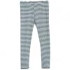 Serendipity Organics Organic Cotton Child Leggings - Atlantic/Off White Stripe Leggings & Pants