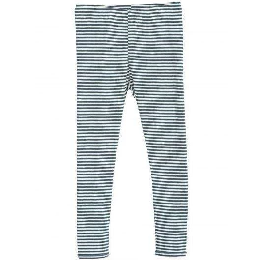 Serendipity Organics Organic Cotton Child Leggings - Atlantic/Off White Stripe Leggings & Pants 3 Serendipity Organics Organic Cotton Child Leggings - Atlantic/Off White Stripe Leggings & Pants