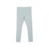 Serendipity Organics Organic Cotton Child Leggings - Lake/Off White Stripe Leggings & Pants 1 Serendipity Organics Organic Cotton Child Leggings - Lake/Off White Stripe Leggings & Pants