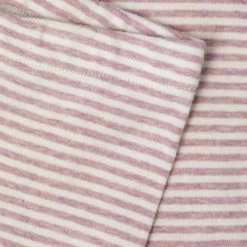 Serendipity Organics Organic Cotton Child Leggings - Lilac/Off White Stripe