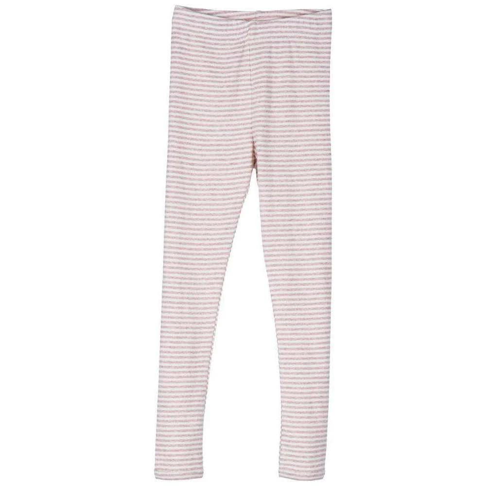Serendipity Organics Child Leggings - Pink/Off White Stripe Sale 3 Serendipity Organics Child Leggings - Pink/Off White Stripe Sale