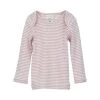 Sale Serendipity Organics Baby Long Tee - Pink/Offwhite