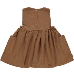 Poudre Organic Organic Cotton Mangue Dress - Brown Sugar