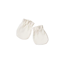 Nature Baby Hats / Scarves / Mittens Organic Cotton Newborn Mittens - Natural