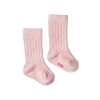 Nature Baby Organic Cotton Rib Socks - Rose Bud