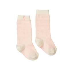 Nature Baby Organic Cotton Socks - Pink Stripe